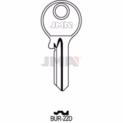 LLAVE JMA ACERO-C (BUR-22D)
