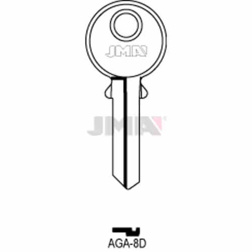 LLAVE JMA ACERO-B (AGA-8D)