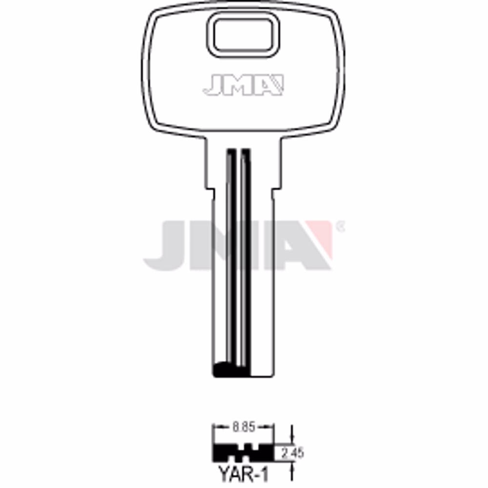 LLAVE JMA ALPACA SEGURIDAD (YAR-1)
