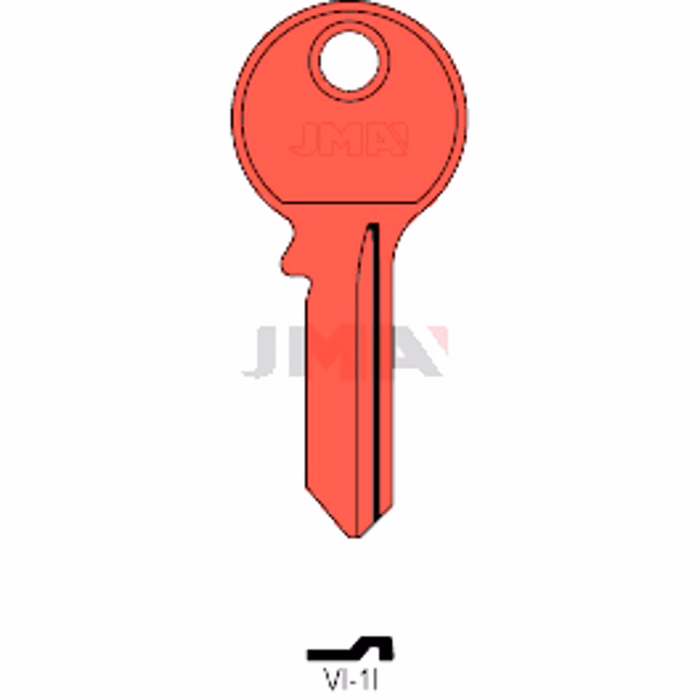 LLAVE JMA ALUMINIO (VI-1I ROJO)
