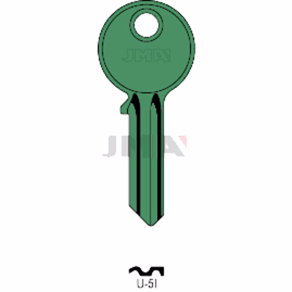 LLAVE JMA ALUMINIO (U-5I VERDE)