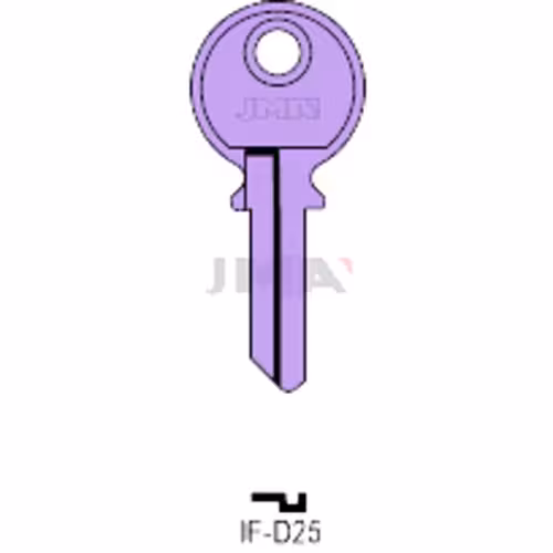 LLAVE JMA ALUMINIO (IF-D25 LILA)