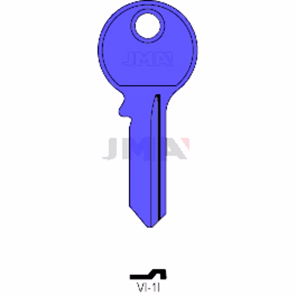 LLAVE JMA ALUMINIO (VI-1I AZUL)