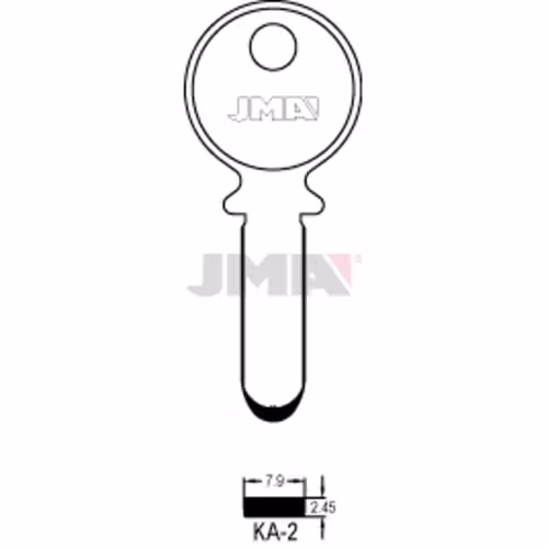 LLAVE JMA ALPACA SEGURIDAD (KA-2)