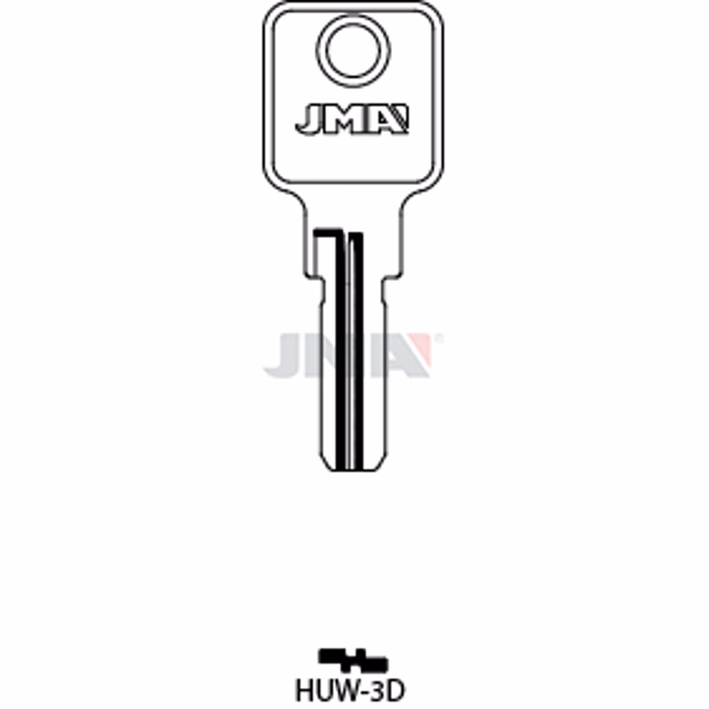 LLAVE JMA ACERO-C (HUW-3D)