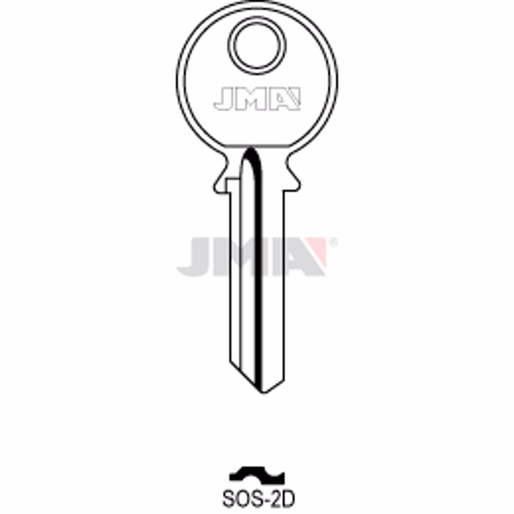 LLAVE JMA ACERO-C (SOS-2D)