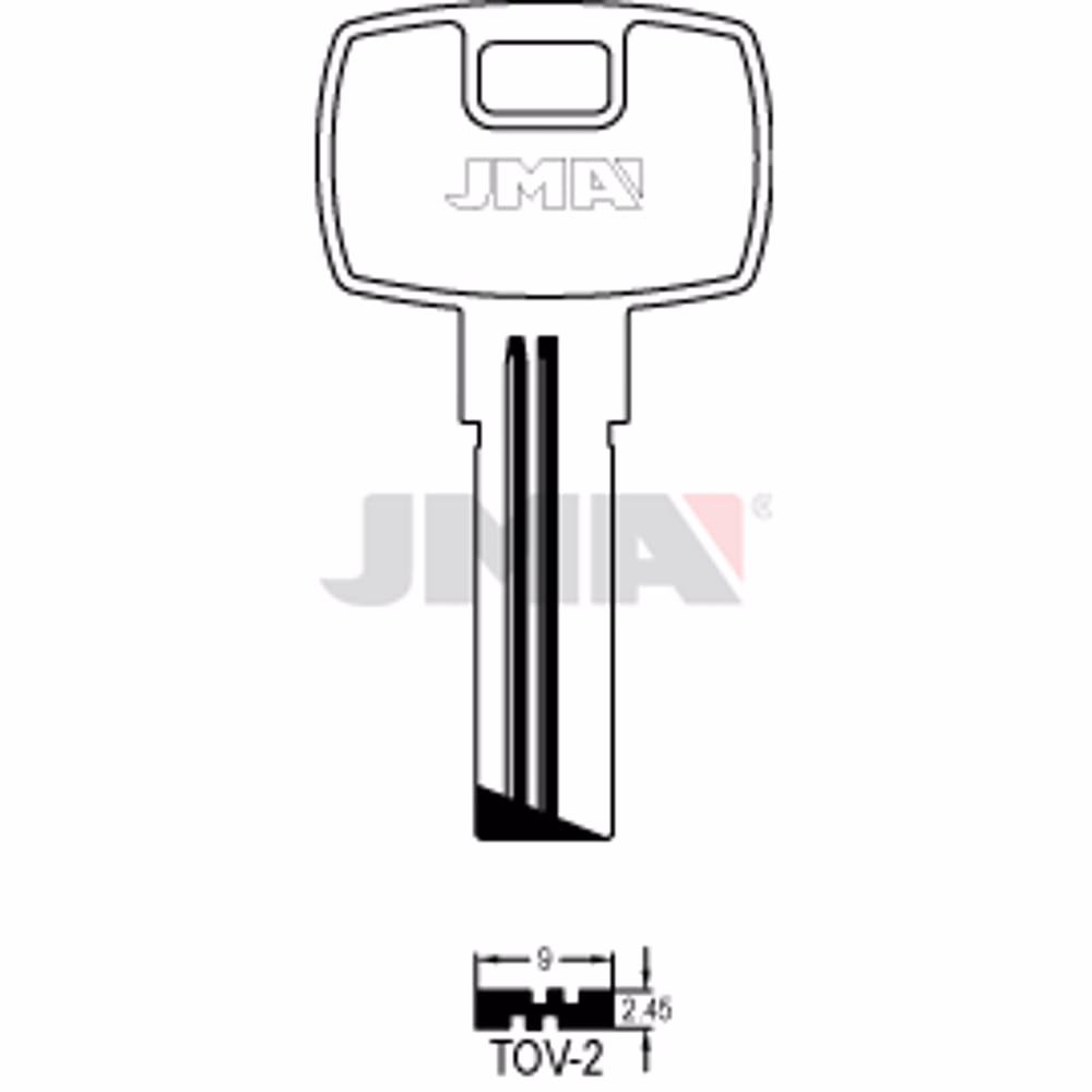 LLAVE JMA ALPACA SEGURIDAD (TOV-2)