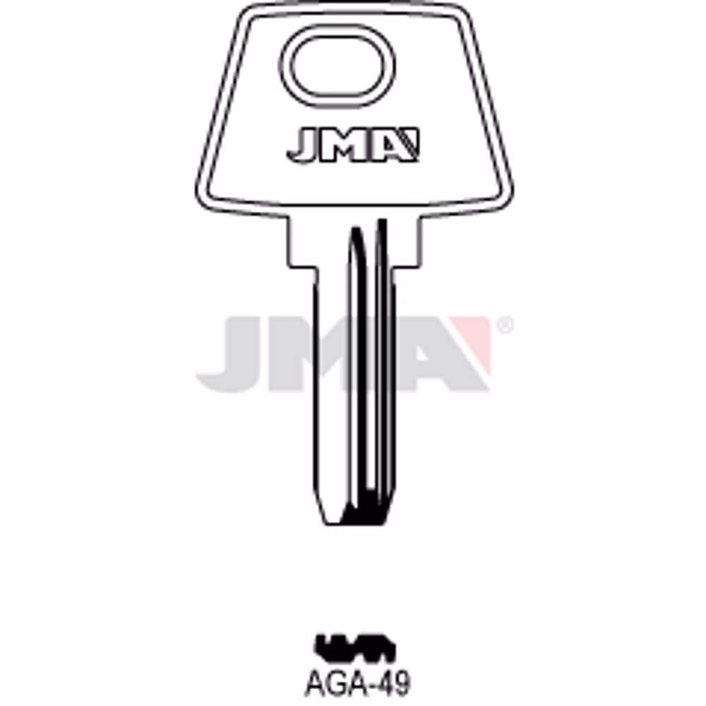 LLAVE JMA LATON SEGURIDAD (AGA-49)
