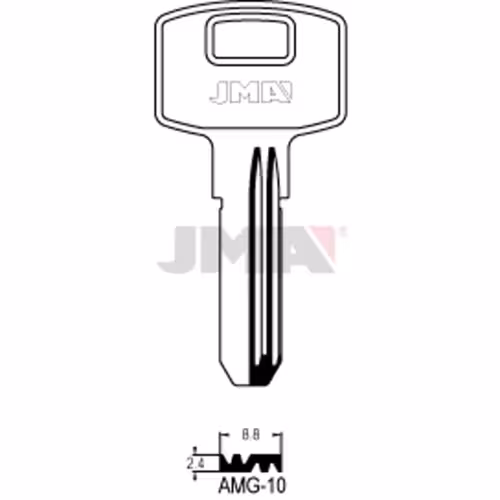 LLAVE JMA LATON SEGURIDAD (AMG-10)