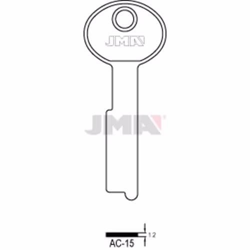 LLAVE JMA ACERO-C (AC-15)
