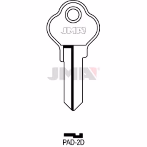 LLAVE JMA ACERO-C (PAD-2D)