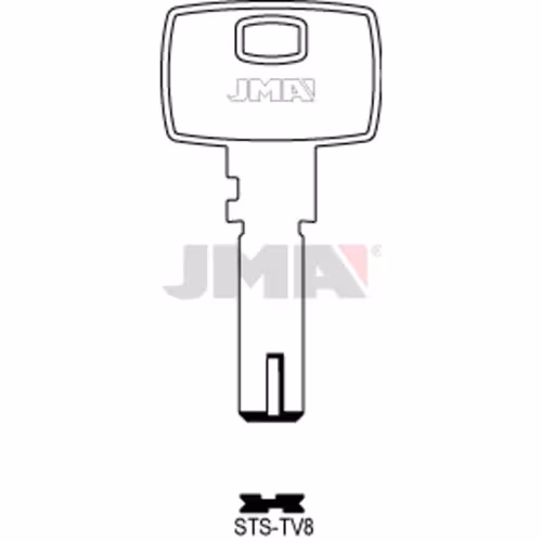 LLAVE JMA ALPACA SEGURIDAD (STS-TV8)