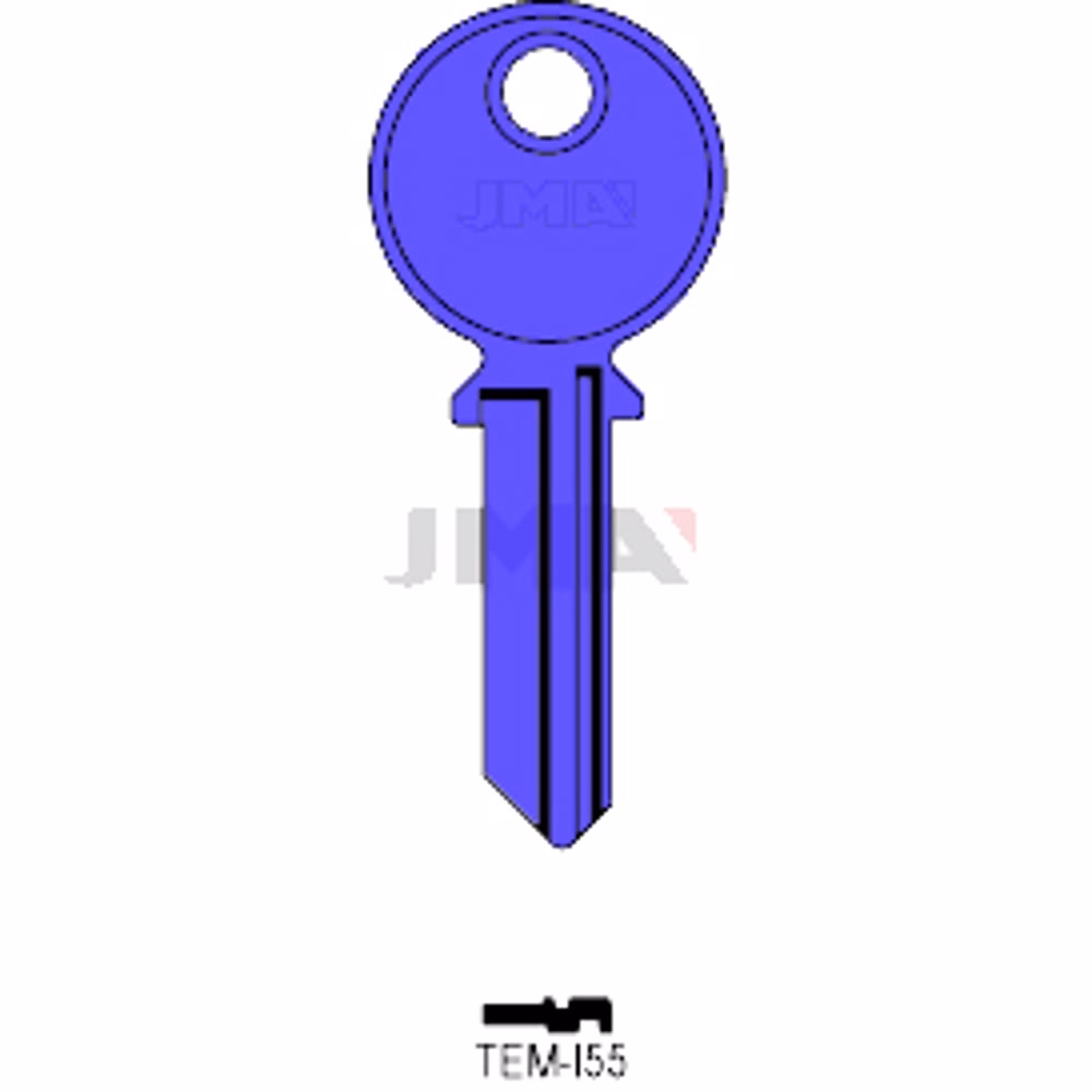 LLAVE JMA ALUMINIO (TEM-I55 AZUL)
