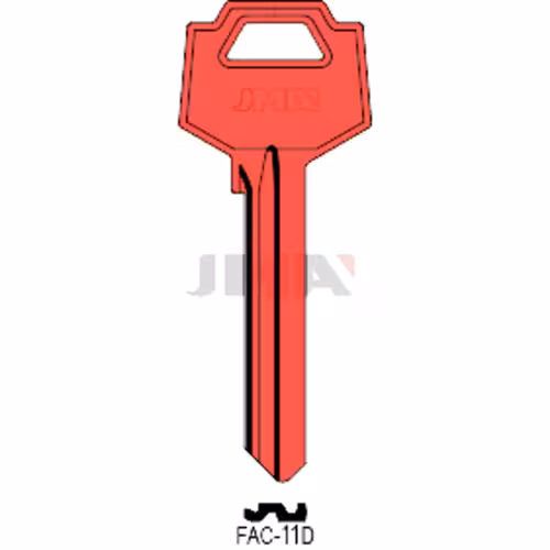 LLAVE JMA ALUMINIO (FAC-11D ROJO)