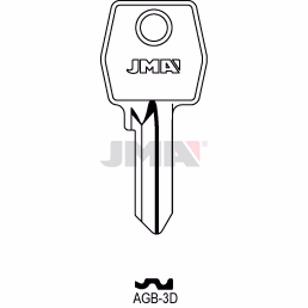 LLAVE JMA ACERO-C (AGB-3D)