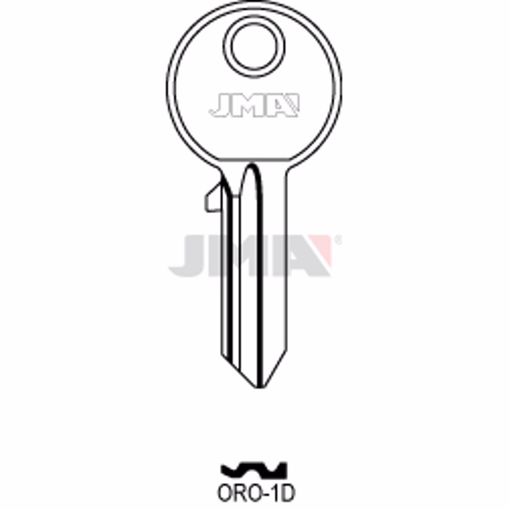 LLAVE JMA ACERO-C (ORO-1D)