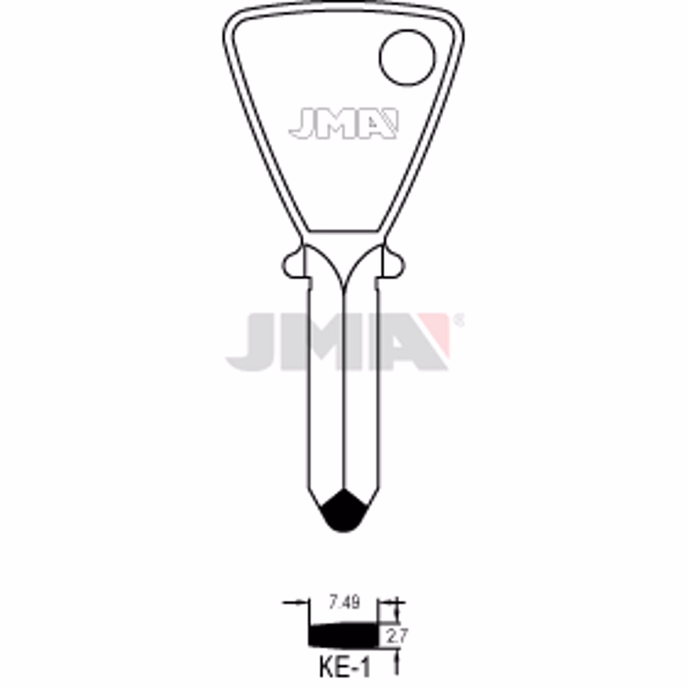 LLAVE JMA ALPACA SEGURIDAD (KE-1)