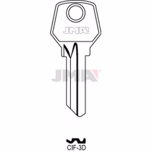 LLAVE JMA ACERO-C (CIF-3D)