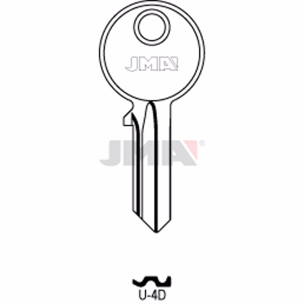 LLAVE JMA ACERO-B (U-4D)