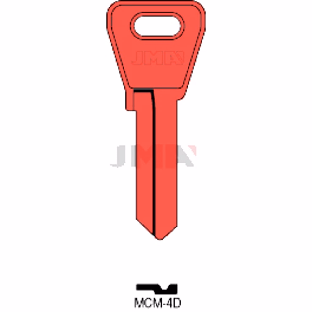 LLAVE JMA ALUMINIO (MCM-4D ROJO)