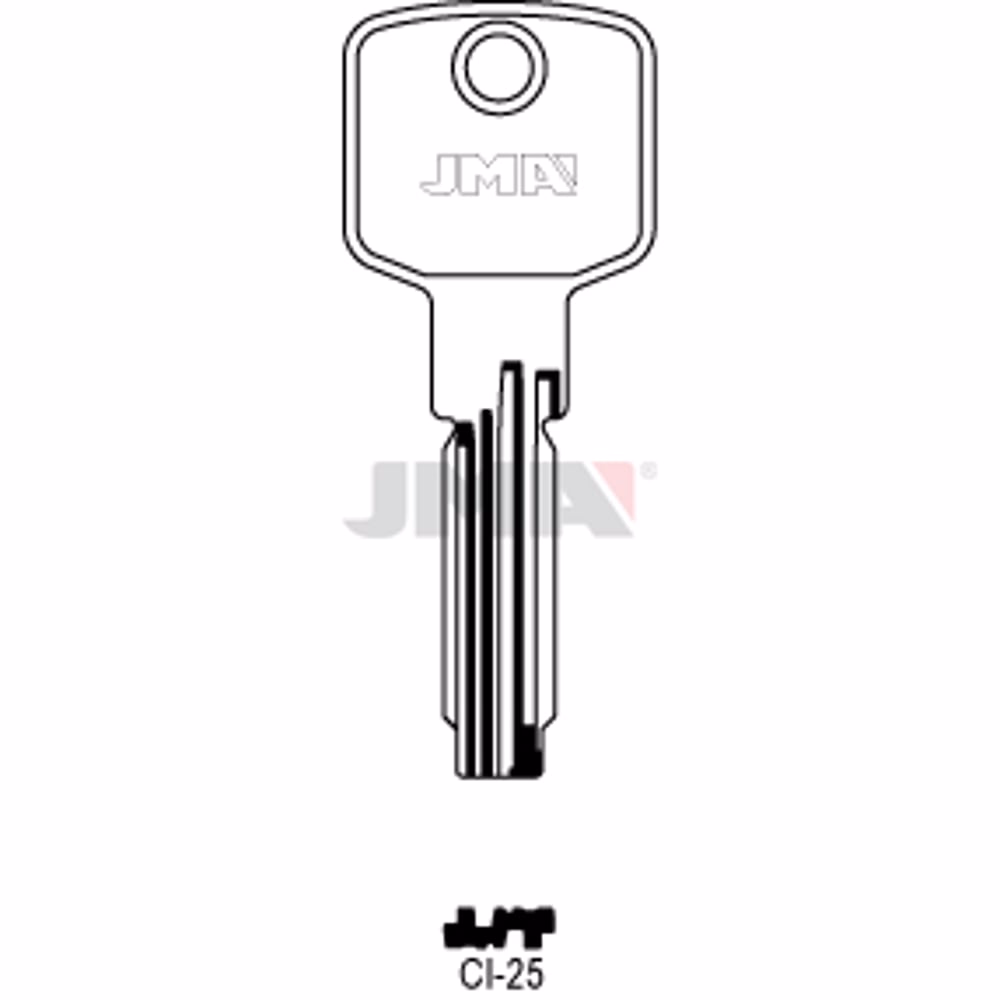 LLAVE JMA LATON SEGURIDAD (CI-25)