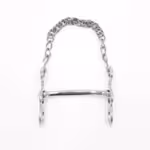 BOCADO COCHE BARCELONA EMBOCADURA ARCO 2 AROS CON CADENILLA INOXIDABLE