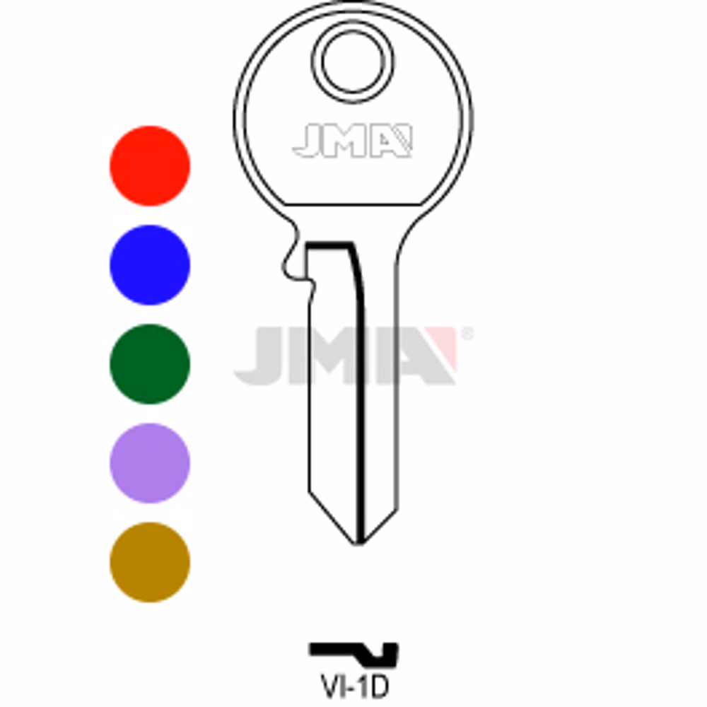 LLAVE JMA ALUMINIO (VI-1D SURTIDO)