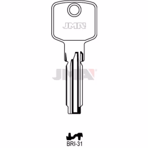 LLAVE JMA LATON SEGURIDAD (BRI-31)