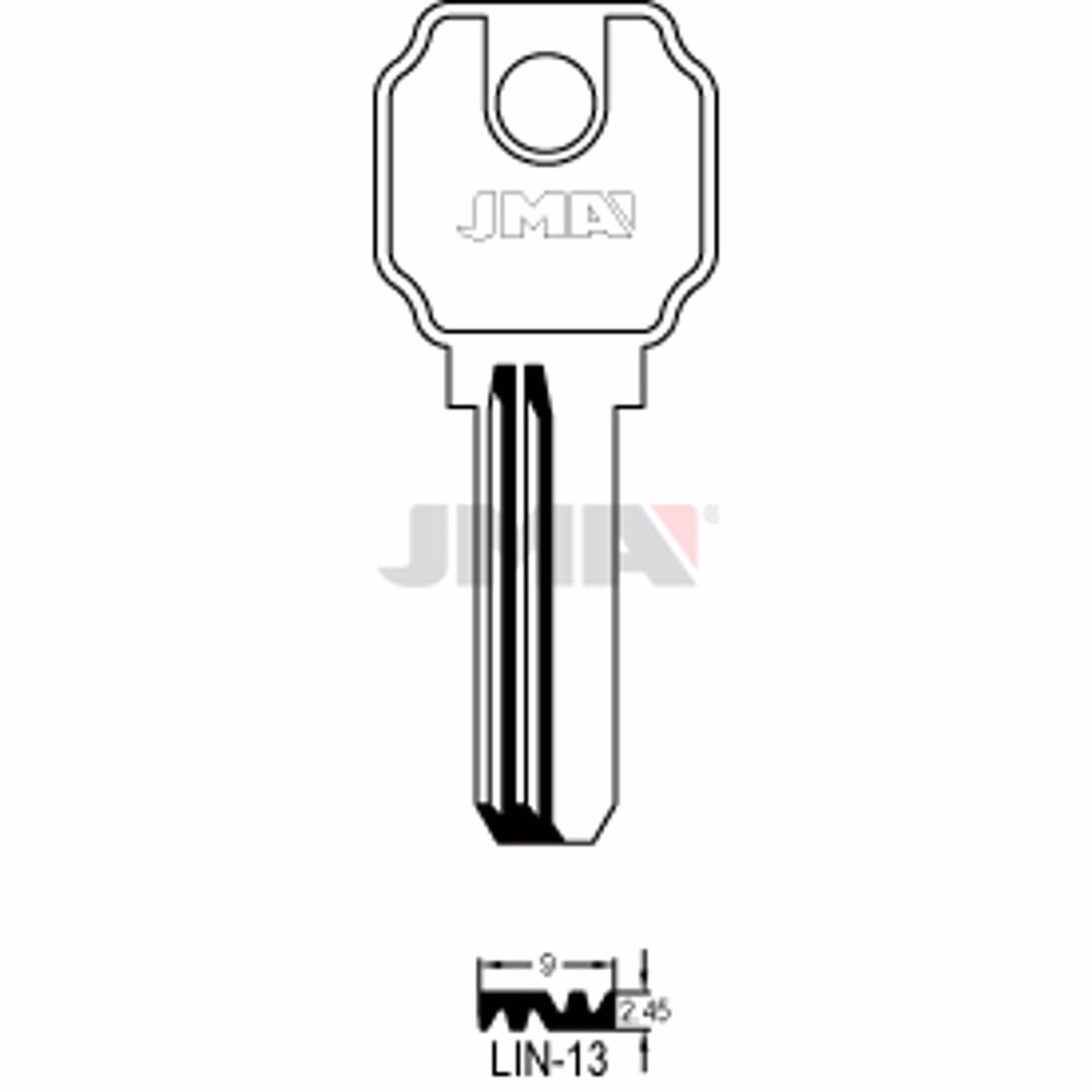 LLAVE JMA ALPACA SEGURIDAD (LIN-13)