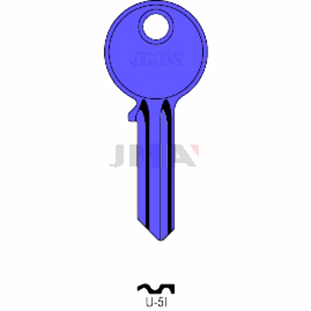 LLAVE JMA ALUMINIO (U-5I AZUL)