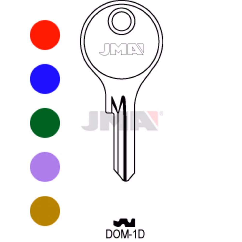 LLAVE JMA ALUMINIO (DOM-1D SURTIDO)
