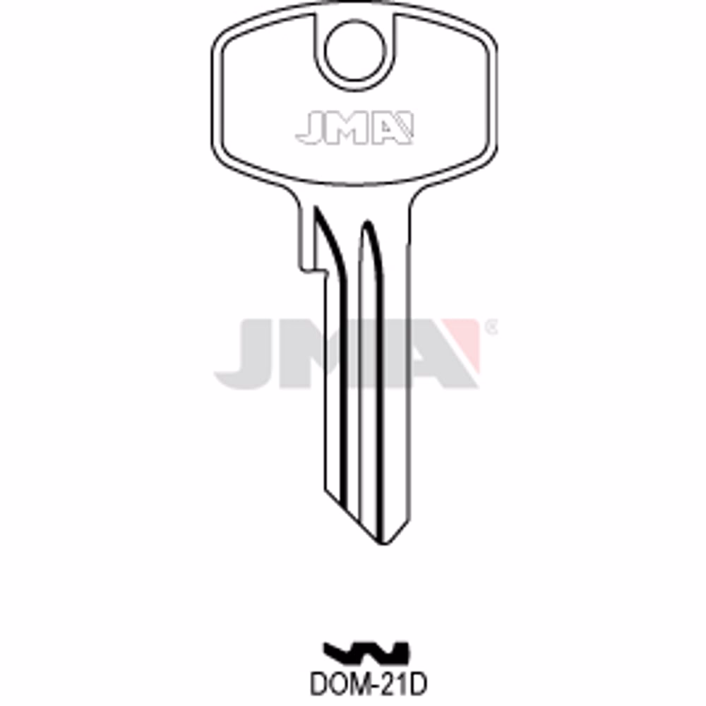 LLAVE JMA ACERO-C (DOM-21D)