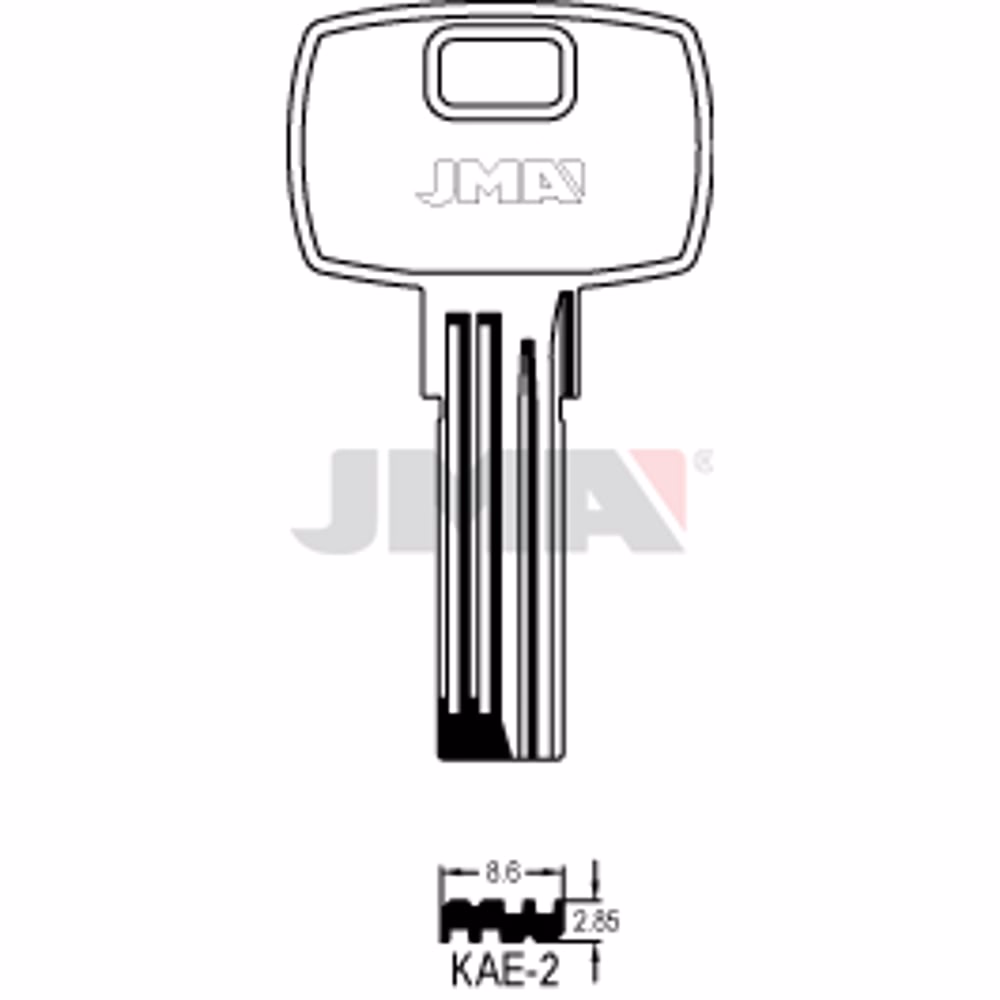 LLAVE JMA LATON SEGURIDAD (KAE-2)