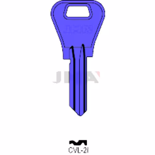 LLAVE JMA ALUMINIO (CVL-2I AZUL)