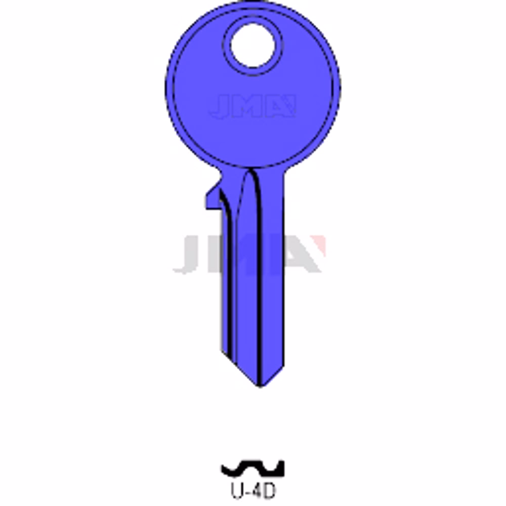 LLAVE JMA ALUMINIO (U-4D AZUL)