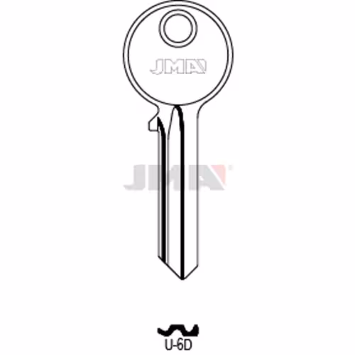LLAVE JMA ACERO-B (U-6D)