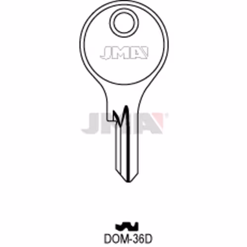 LLAVE JMA ACERO-C (DOM-36D)