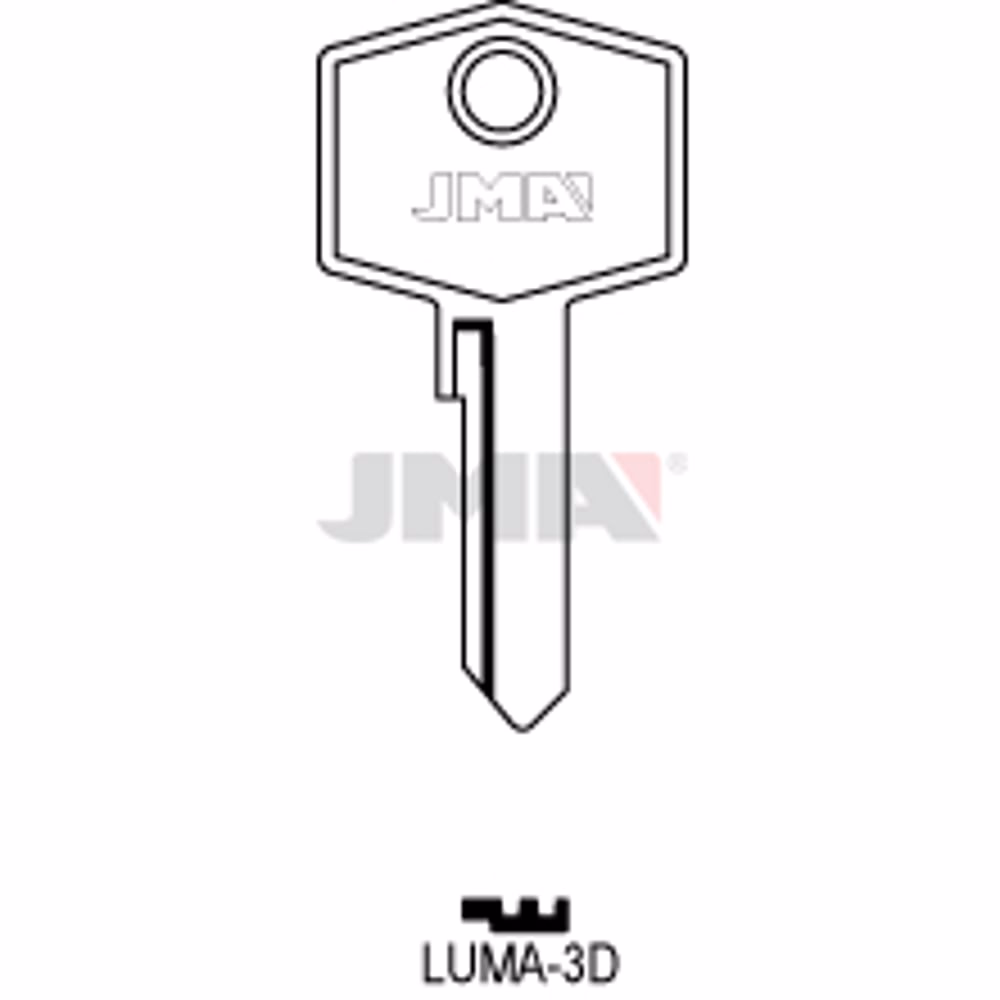 LLAVE JMA ACERO-B (LUMA-3D)