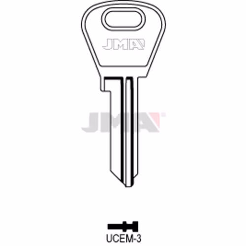 LLAVE JMA ACERO-B (UCEM-3)