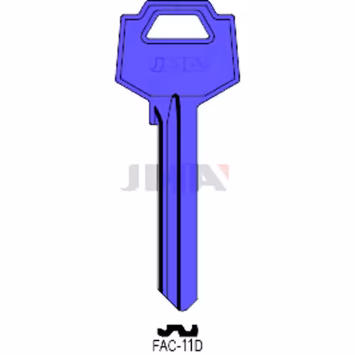 LLAVE JMA ALUMINIO (FAC-11D AZUL)
