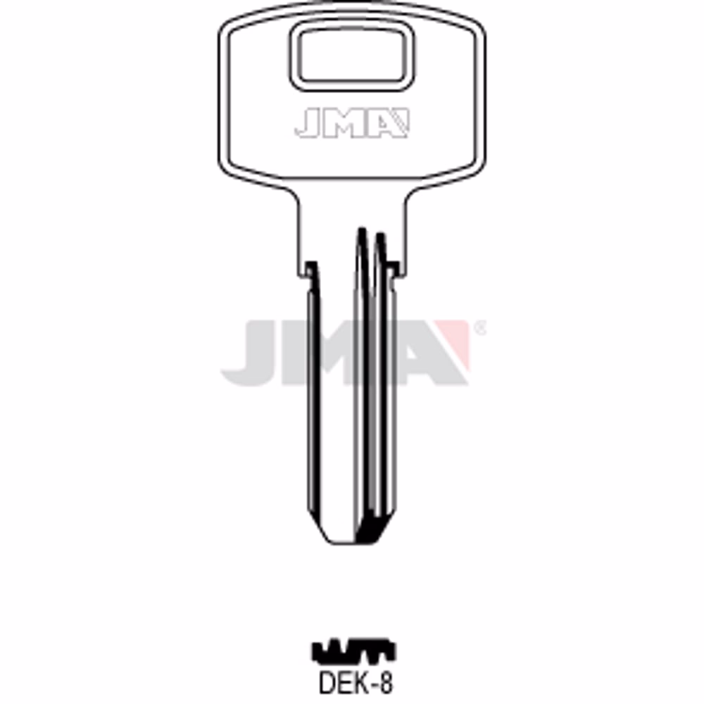 LLAVE JMA LATON SEGURIDAD (DEK-8)