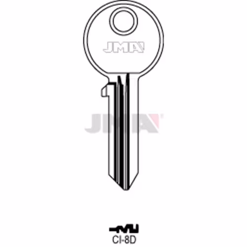 LLAVE JMA ACERO-B (CI-8D)