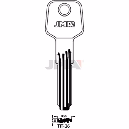LLAVE JMA LATON SEGURIDAD (TIT-26)