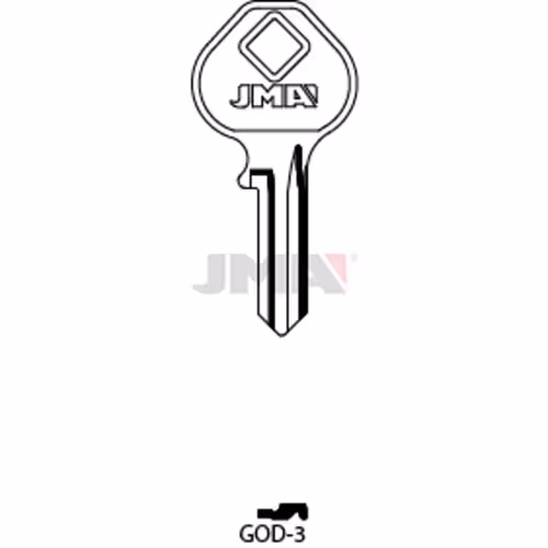 LLAVE JMA ACERO-C (GOD-3)