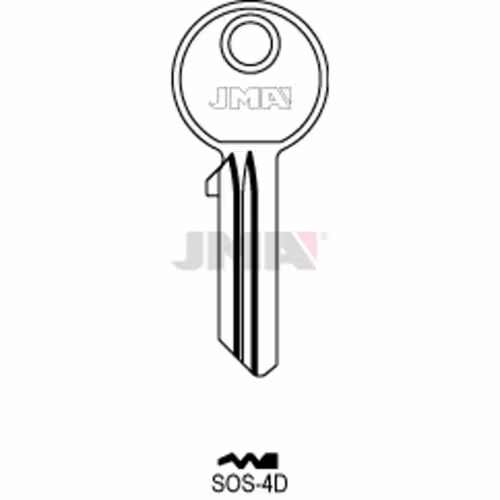 LLAVE JMA ACERO-C (SOS-4D)