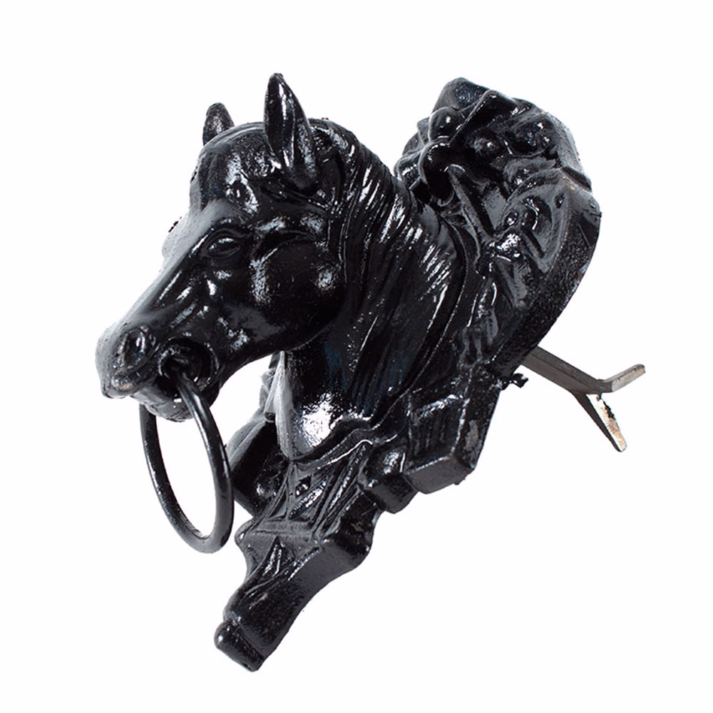 CABEZA CABALLO CON AMARRE y ESCUDO PVND.