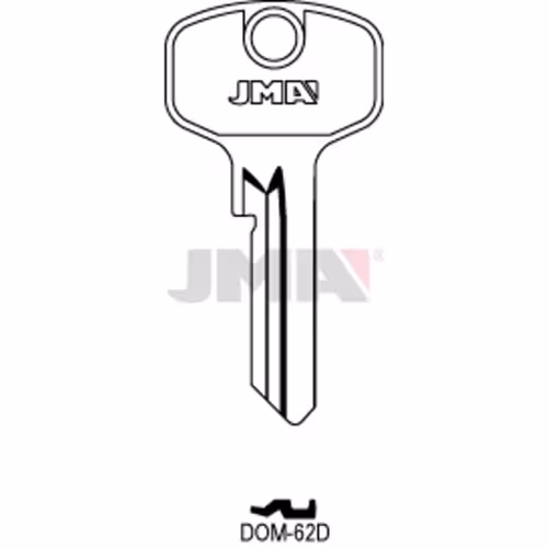 LLAVE JMA ACERO-C (DOM-62D)