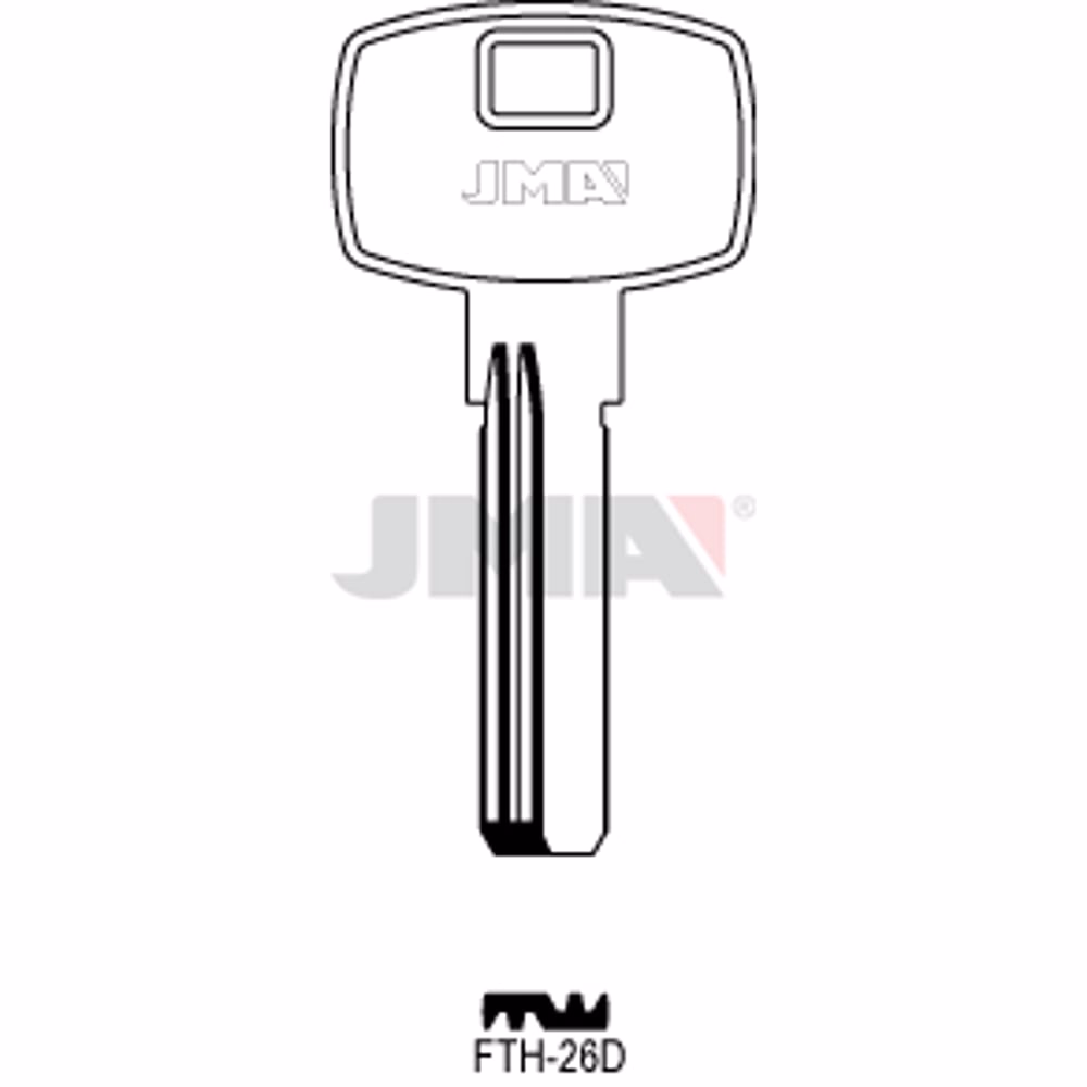 LLAVE JMA LATON SEGURIDAD (FTH-26D)