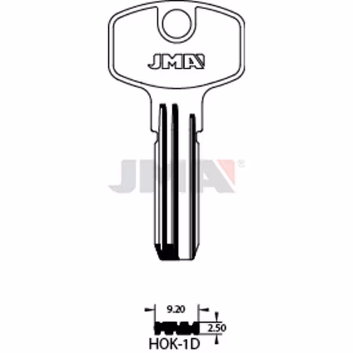 LLAVE JMA LATON SEGURIDAD (HOK-1D)