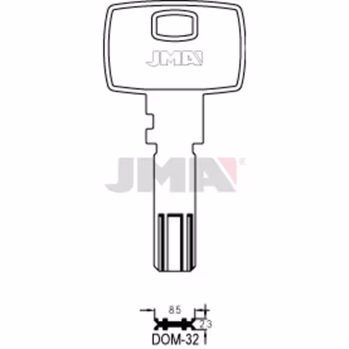 LLAVE JMA ALPACA SEGURIDAD (DOM-32)